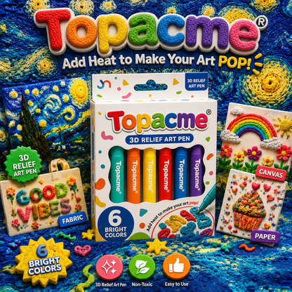 🔥Save 50% by ordering today 丨 3D Relief Art Pen – Turn Flat Drawings Into Touchable 3D Art🪄🎨✨