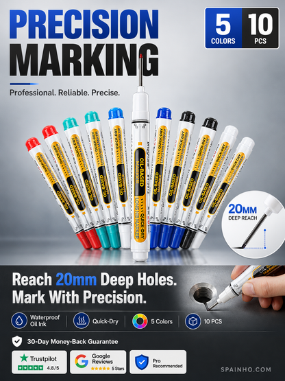 🎅Christmas HOT SALE💞50K+ SOLD!✨Precision Tip Quick-Dry Oil-Based Marker Pen