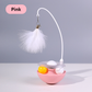 🐱Cat entertainment 3-in-1 toys, turntable ball + tumbler + cat stick🔔🌿