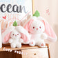 🔥2025 HOT SALE 🐇 Hoppy Children's Day - Carrot Bunny Transformed into Little Rabbit🎀 Fruit Doll Plush Toy🐰