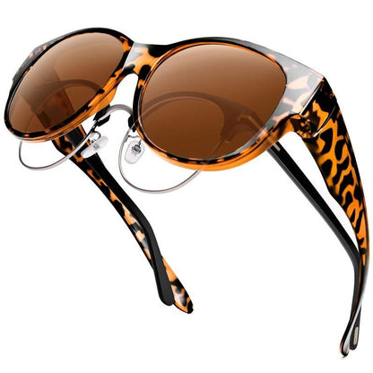 📢BUY 1 GET 1 FREE!!😎 2025 New Polarized UV400 Protection Trendy Round Cat-eye Sunglasses 😺🕶️