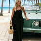 🧡Summer Hot Sale 50% OFF!!⚡Chic Backless Spaghetti Strap Dress for Women 🌴🤍 | Soft Fabric Multiple Sizes & Colors