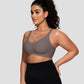 🎉🏆️Flash Sale⚡2025 New-💥🏆️Women Wireless V Neck Crossover Mesh Bras Comfortable Bralette Supportive Tshirt Bra No Underwire Seamless Push Up Everyday Bras