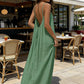 🧡Summer Hot Sale 50% OFF!!⚡Chic Backless Spaghetti Strap Dress for Women 🌴🤍 | Soft Fabric Multiple Sizes & Colors