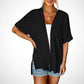 🔥Summer Hot Sale 60％ OFF🏳️‍🌈2025 New Stylish Flowy Short Sleeve Cardigan✈️Buy 2 Free Shipping