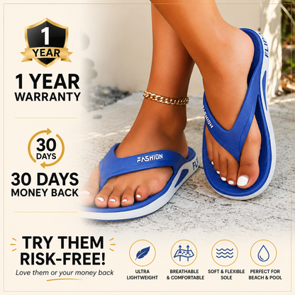 🥳2026 HOT SALE🥳💞50K+ SOLD!🍃 50% OFF!⏰Ultra-Soft Sole Sporty Flip Flops🩴