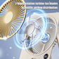 🥳2026 HOT SALE🥳💞50K+ SOLD!🍃 50% OFF!⏰Ultra Slim Card Fan💨Quiet Powerful Desktop Fan Portable for Home 🏠Office Student