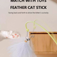 🐱Cat entertainment 3-in-1 toys, turntable ball + tumbler + cat stick🔔🌿