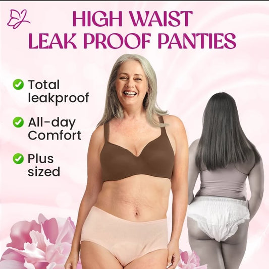 🌸 Best Seller Buy 1 Get 3 Packs🌸2025 Upgraded High Waist Invisible Leakproof panties