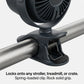 🥳2026 HOT SALE🥳LAST DAY  50% OFF!🔥All-Day Cordless Clip-On Fan with 5 Speeds & Night Light