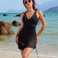 💥Last Day Special Sale 64% OFF🩱Slimming Mesh Sheer Sarong Wraps Swimsuit