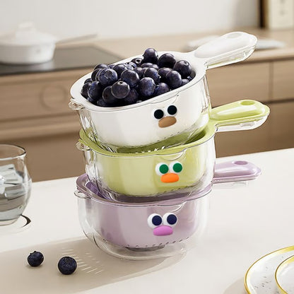 💥Buy More Save More💥Multi-function Handheld Dual-Layer Draining Basket