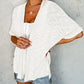 🔥Summer Hot Sale 60％ OFF🏳️‍🌈2025 New Stylish Flowy Short Sleeve Cardigan✈️Buy 2 Free Shipping