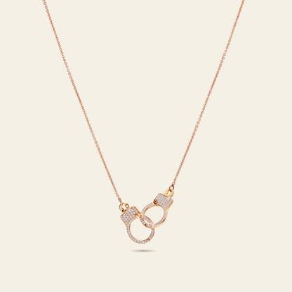 🎁💥LAST DAY SALE 50% OFF!!💖Love Lockdown Interlocking Diamond💎 Necklace|🔒Lock Down Your Love. Own Your Vibe.💖
