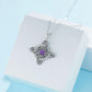 💖2026 Hot Sale 🎉Buy 1 Get 1 Free 💥Mystical Birthstone Witches Knot Necklace – Natural Crystal🔮💞Protect Your Loved Ones