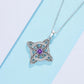 💖2026 Hot Sale 🎉Buy 1 Get 1 Free 💥Mystical Birthstone Witches Knot Necklace – Natural Crystal🔮💞Protect Your Loved Ones