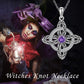 💖2026 Hot Sale 🎉Buy 1 Get 1 Free 💥Mystical Birthstone Witches Knot Necklace – Natural Crystal🔮💞Protect Your Loved Ones