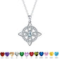 💖2026 Hot Sale 🎉Buy 1 Get 1 Free 💥Mystical Birthstone Witches Knot Necklace – Natural Crystal🔮💞Protect Your Loved Ones
