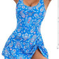 👙 Last Day Special Price £12.99 ! 💃Women's One Piece Tummy Control Tie Knot Swimsuit