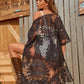 🌊2025 New Sheer Mesh Cover-Up✨Sunflower Lace Embroidered Bikini Cover-Up - Trendy & Sexy Beach Kimono