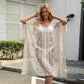 🌊2025 New Sheer Mesh Cover-Up✨Sunflower Lace Embroidered Bikini Cover-Up - Trendy & Sexy Beach Kimono