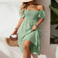 🌈2026 Summer Hot Sale 50% OFF!✨Square Neck Floral Midi Dress – Smocked Bodice, Flowy Tiered Skirt, Romantic🌸