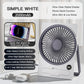 🥳2026 HOT SALE🥳💞50K+ SOLD!🍃 50% OFF!⏰Ultra Slim Card Fan💨Quiet Powerful Desktop Fan Portable for Home 🏠Office Student
