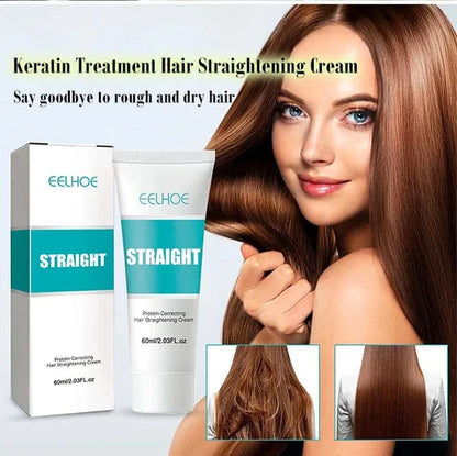 ✨Last Day Save 49%✨ Silk & Keratin Hair Straightening Cream