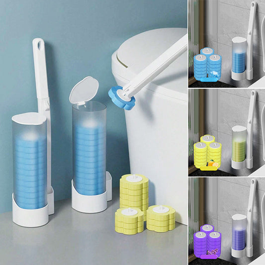 🔥Send an extra refills🔥Disposable Toilet Cleaning System💖