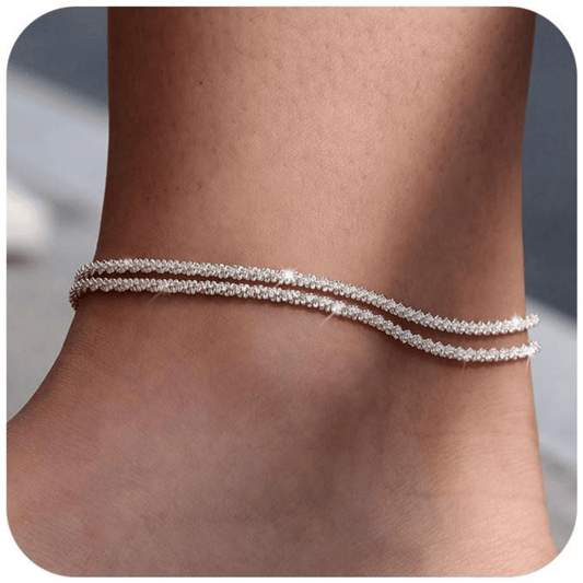🏝️LAST DAY - BUY 1 GET 1 FREE🏝️Dainty Layered waterproof anklet