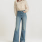 🧣🔥Spring Fashion Update👖Tummy Control Sailor Wide Leg Trouser
