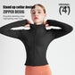 Viral BBL Jacket💥 New Stand-Up Neck Covering Yoga Coat for Women🧘
