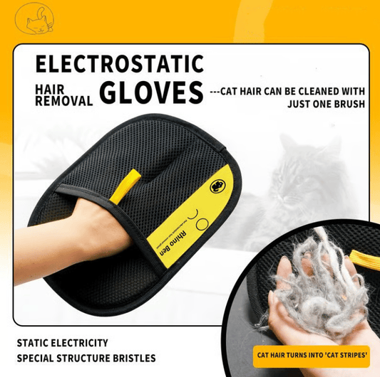 🐱Buy 1 Get 1 Free✨ Pet hair remover Electrostatic gloves🎁First 300 Buyers get FREE pet detangler!!