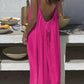 🧡Summer Hot Sale 50% OFF!!⚡Chic Backless Spaghetti Strap Dress for Women 🌴🤍 | Soft Fabric Multiple Sizes & Colors