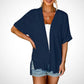 🔥Summer Hot Sale 60％ OFF🏳️‍🌈2025 New Stylish Flowy Short Sleeve Cardigan✈️Buy 2 Free Shipping