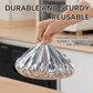 🏆 Last Day Special Price £5.99!!🍽️Reusable Aluminum Foil Thermal Food Cover — Heat-Retaining, Washable & Freshness-Preserving Kitchen Essential