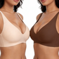 💗LAST DAY SALE - Only ￡8.99!!⚡50K+ SOLD💕 Jelly Wireless Womens Comfortable Wireless Bras Push Up Bralettes Seamless Tshirts Bras Deep V Everyday Bras