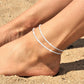 🏝️LAST DAY - BUY 1 GET 1 FREE🏝️Dainty Layered waterproof anklet