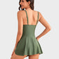 👙 Last Day Special Price £12.99 ! 💃Women's One Piece Tummy Control Tie Knot Swimsuit