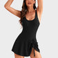 👙 Last Day Special Price £12.99 ! 💃Women's One Piece Tummy Control Tie Knot Swimsuit