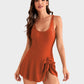 👙 Last Day Special Price £12.99 ! 💃Women's One Piece Tummy Control Tie Knot Swimsuit