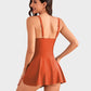 👙 Last Day Special Price £12.99 ! 💃Women's One Piece Tummy Control Tie Knot Swimsuit