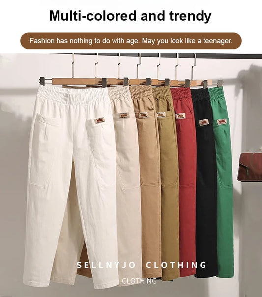 💕Hot Sale 49% OFF💕💝Women's Elastic Waist Cotton Pants💝