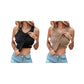 💓Summer Special Price ￡8.99!!🏖️Ribbed Stretchy Tank Top with Shelf Bra