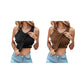 💓Summer Special Price ￡8.99!!🏖️Ribbed Stretchy Tank Top with Shelf Bra