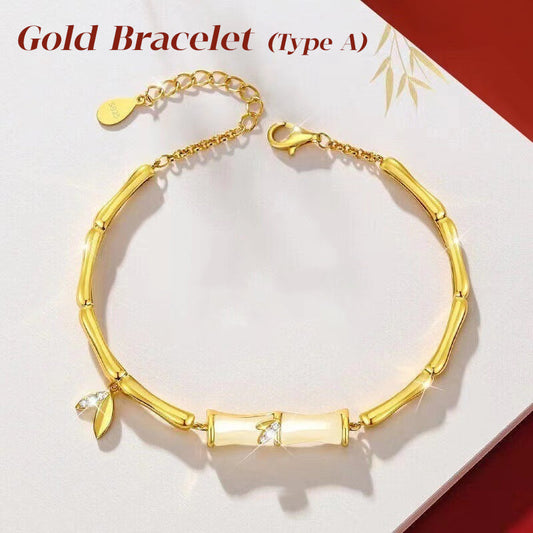 💝 Buy 1 get 1 free Anklet 💝Hetian Jade Bamboo Bracelet🎋💎