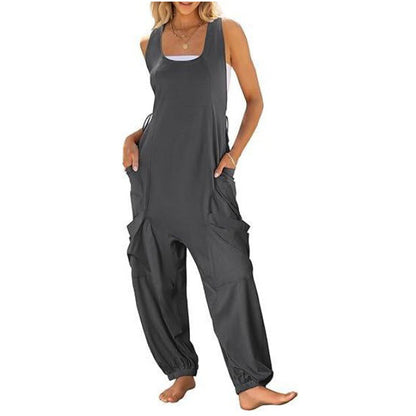 🔥Spring Trend🔥 - Women's Sleeveless Baggy Jumpsuit🎀