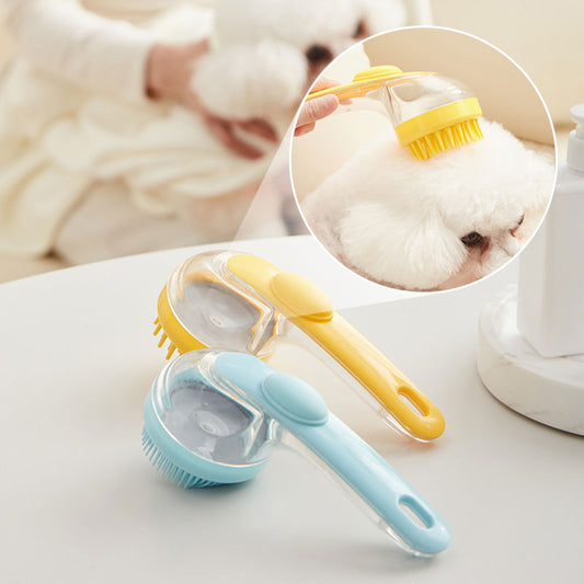 🔥Buy 1 Get 1 Free🐶Pet Bath Brush with Long Handle & Shampoo Dispenser🌿