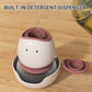 Cute Steel Scrubber with Integrated Detergent Dispenser