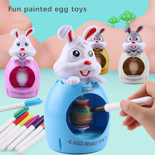 🔥Easter Hot Sale🐰Easter Egg Electric Graffiti Bunny Spinner🐰